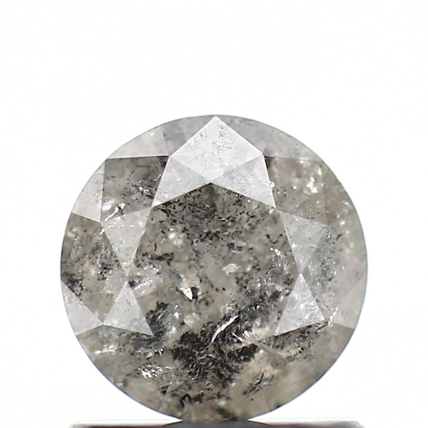 0.84 Carat Fancy Gray Round Shape Diamond Natural Loose Diamond